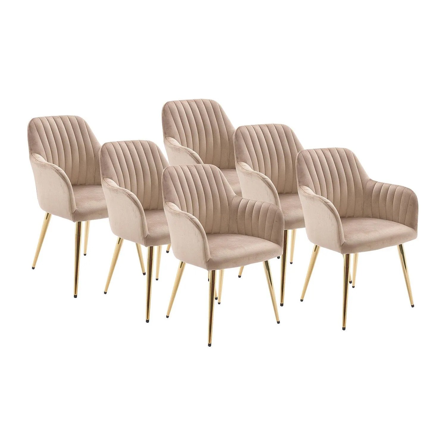 Vente-unique Stuhl Eleana Beige 58 cm
