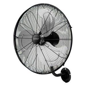Costway Wandventilator 85° Oszillation & 30° Verstellbare Neigungswinkel Schwarz
