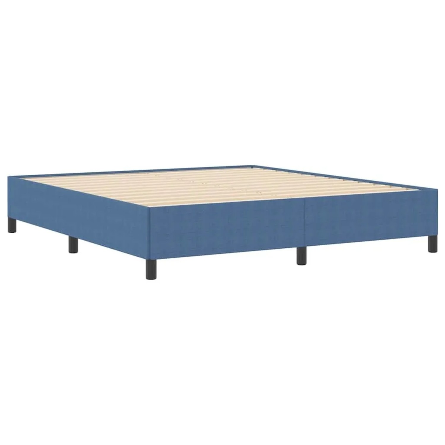 vidaXL Bettgestell Blau 180 x 200 cm Cordstoff 42006985 günstig online kaufen