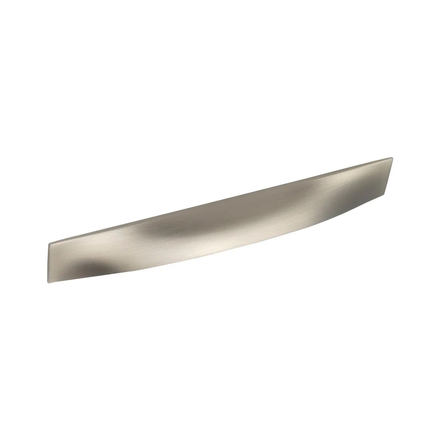 Furnipart Möbelgriff Wrap La 128 mm Breite 190,4 mm Zinkdruckguss Edelstahl-Effekt