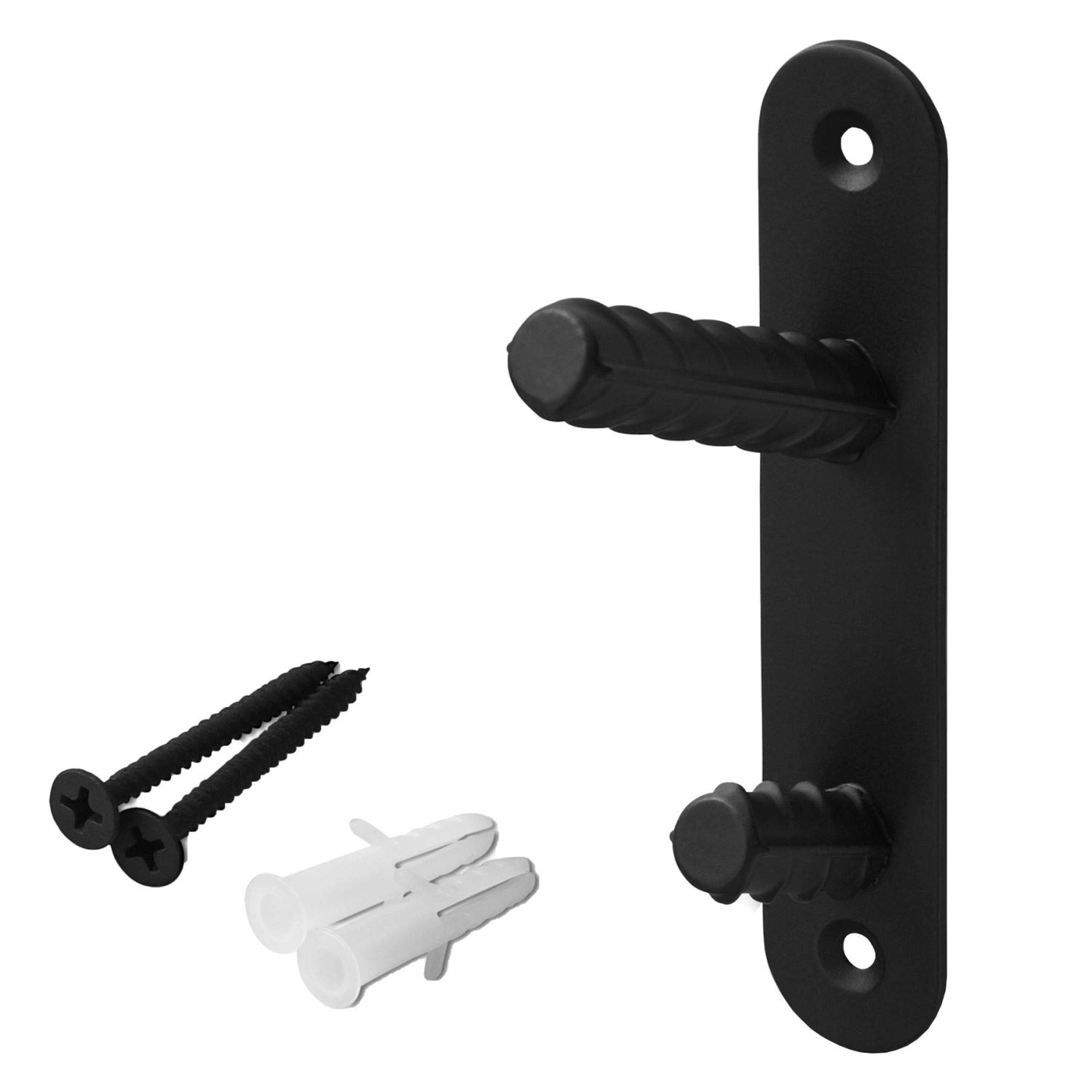 SOTECH Garderobenhaken B50 2 Fach 120 x 25 x 60 mm BA 96 mm Schwarz Matt günstig online kaufen