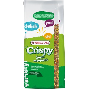 Versele-Laga Crispy Snack Popcorn für Nagetiere im grünen Beutel.