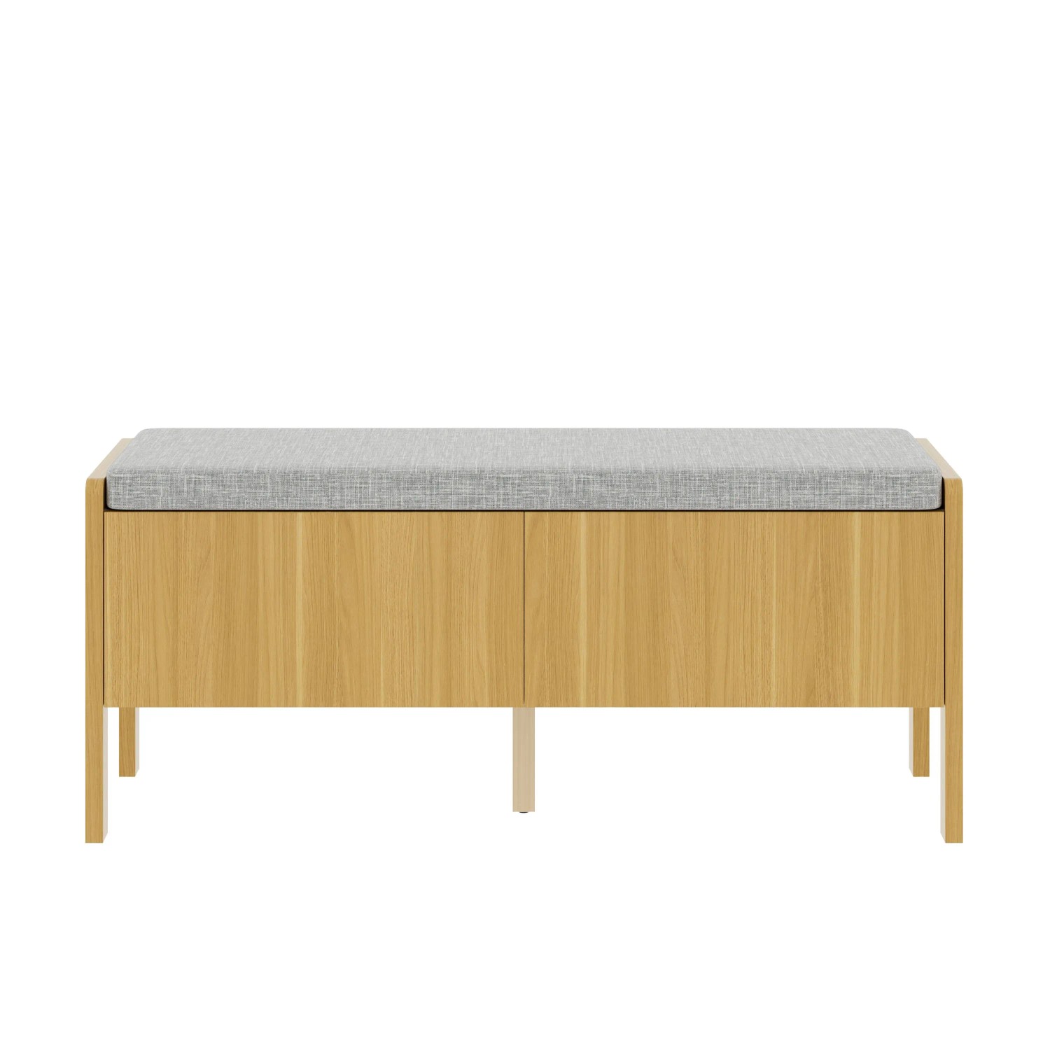 Merax Schuhbank Rattan 113x45,5x40 cm Sitzbank Schubladen