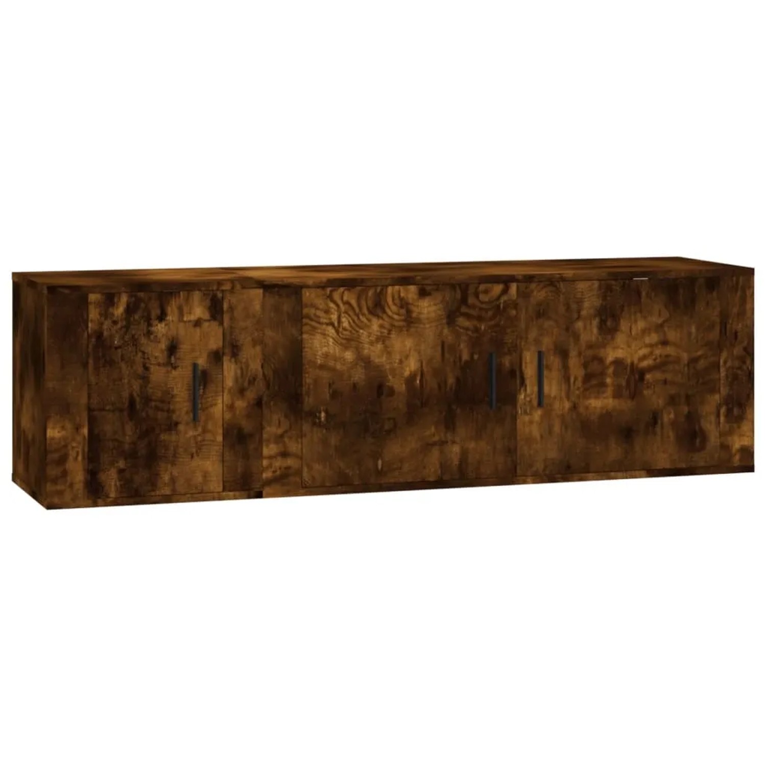 vidaXL 2-Tlg TV-Schrank-Set Räuchereiche Holzwerkstoff 3188427