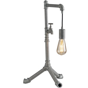 Luce Design Pendelleuchte Amarcord, 1-flammig, Zink, im Industrie-Look.