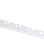 Weißer Siro Klapphaken Kleiderlüfter aus Metall, Länge 330 mm, für Garderoben.