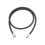 Delabie Ersatzschlauch, Nylon schwarz, 1500mm, für Auszugbrause.