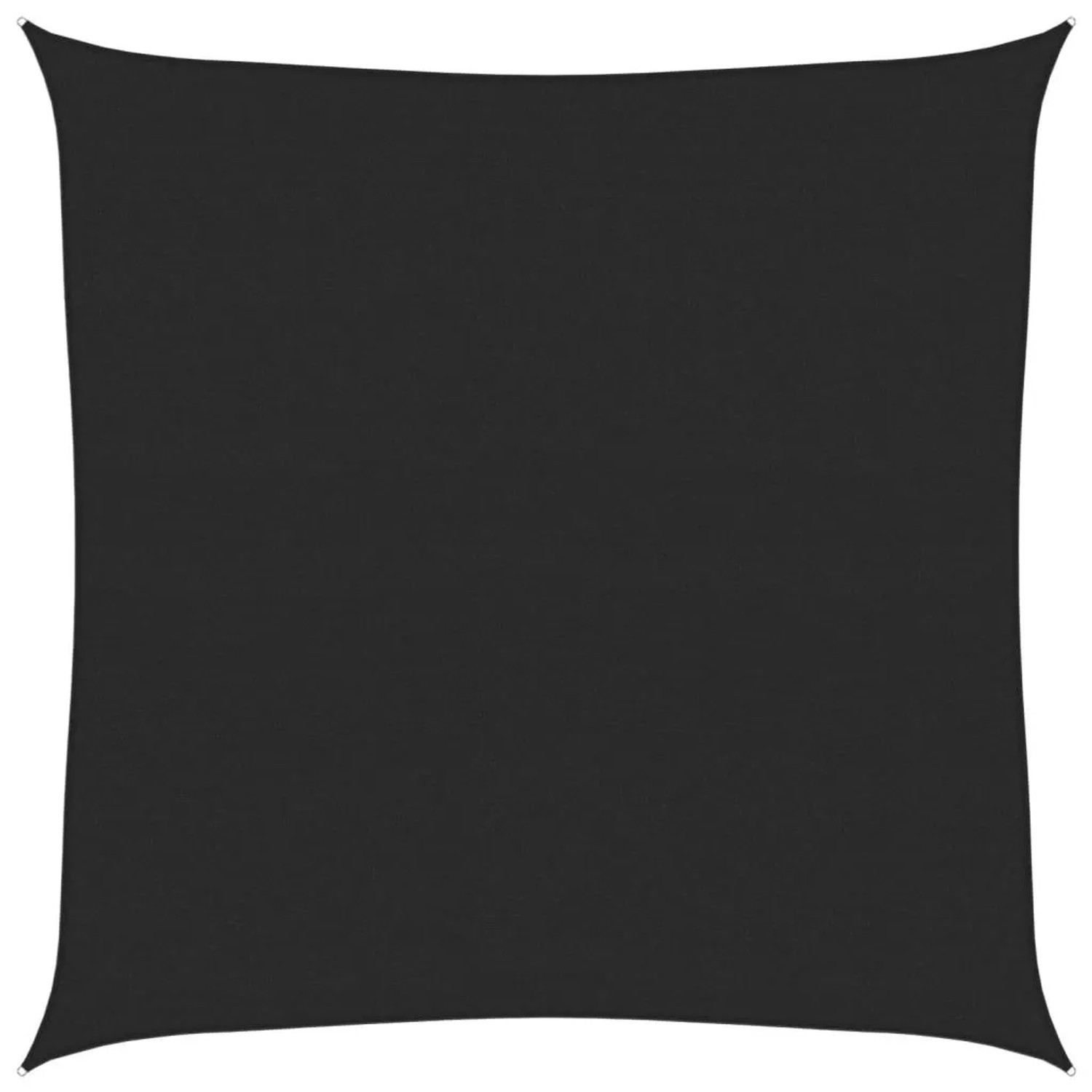 vidaXL Sonnensegel 160 g/m² Schwarz 4x4 m HDPE 311716 günstig online kaufen