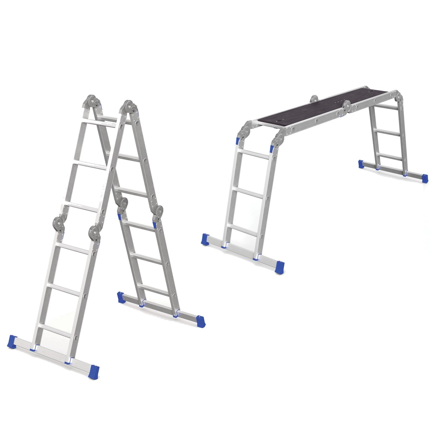 Werner Vielzweckleiter Vierteilig mit Plattform