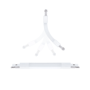 Paulmann URail Flex II Verbinder, signalweiß, zur flexiblen Verbindung von LED-Schienen.