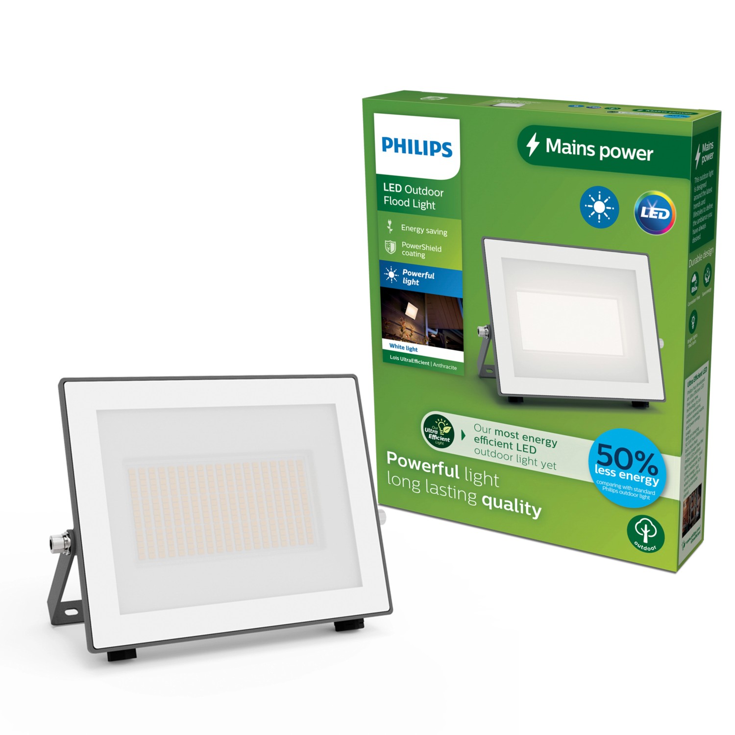 Philips LED-Außenstrahler Lois UE flood, 24 W, 3.000 K, IP65 günstig online kaufen