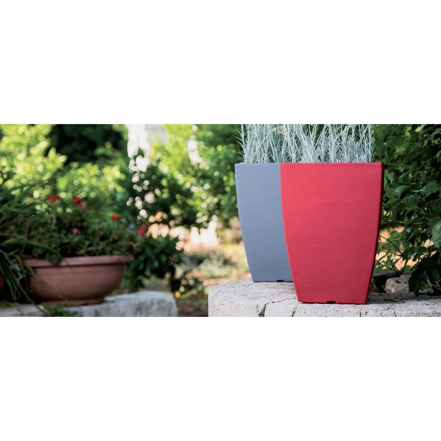 Mein-Pflanztopf Pflanzkbel Kunststoff Adone 40 cm Braun kaufen bei OBI
