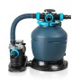 Gre Sandfilteranlage Ø 400 mm, schwarzes Monoblock-Design für Aufstellpools.