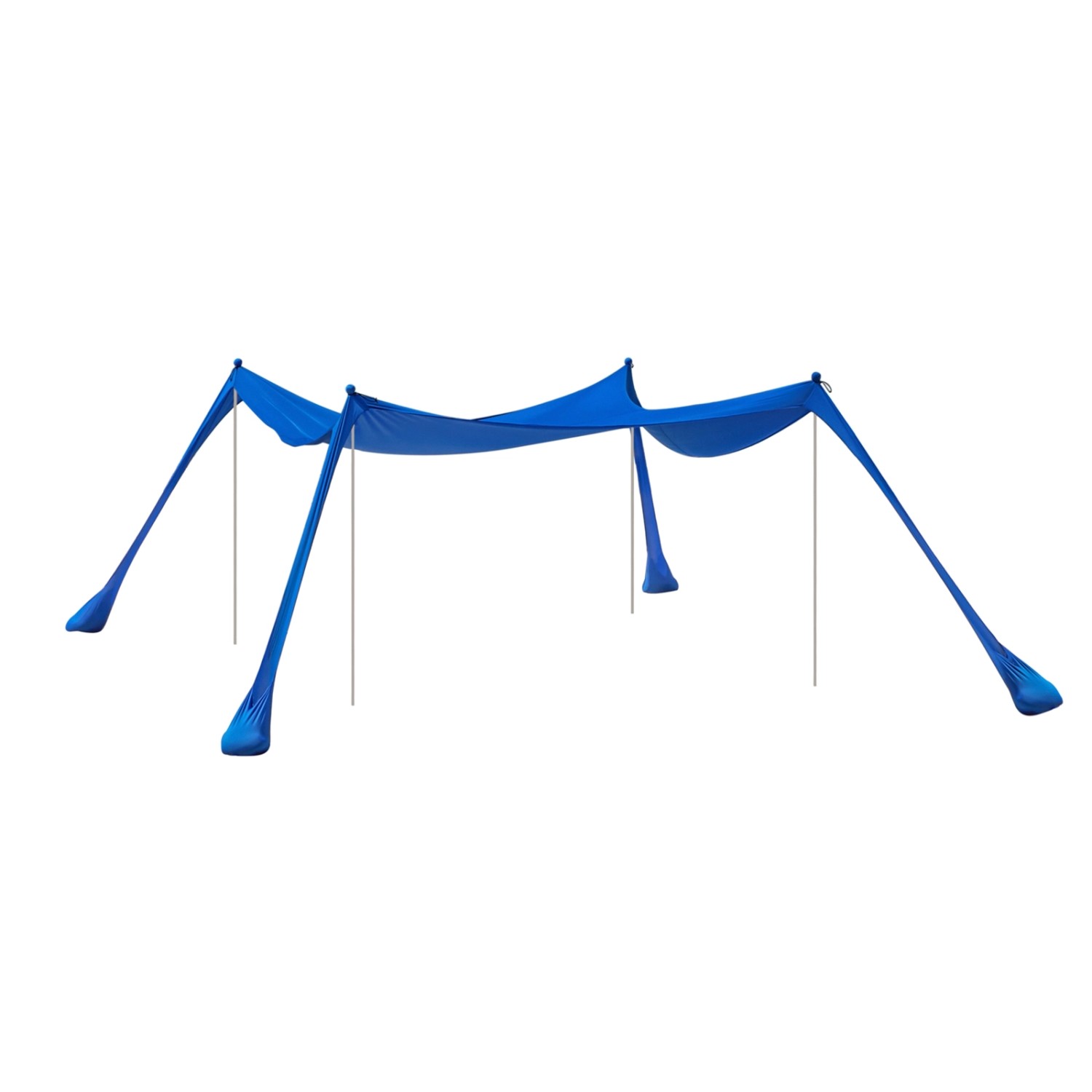 SoBuy Strandzelt Sonnensegel mit Alu-Stangen Sonnenschutz für Strand OZT02- günstig online kaufen