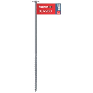 Fischer Holzbauschraube PowerFast II, Tellerkopf, 8x260 mm, Teilgewinde.