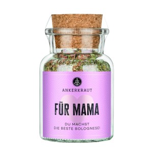 Ankerkraut Gewürzmischung Für Mama im Korkenglas, Küchenkräuter.