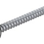 Silberne Schraube aus dem Schwaiger Dachziegel Montage-Set für PV-Module.