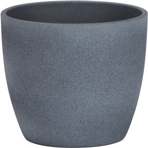 Scheurich Übertopf 920, Ø 19 cm, Dark Stone, aus Keramik für den Innenbereich.