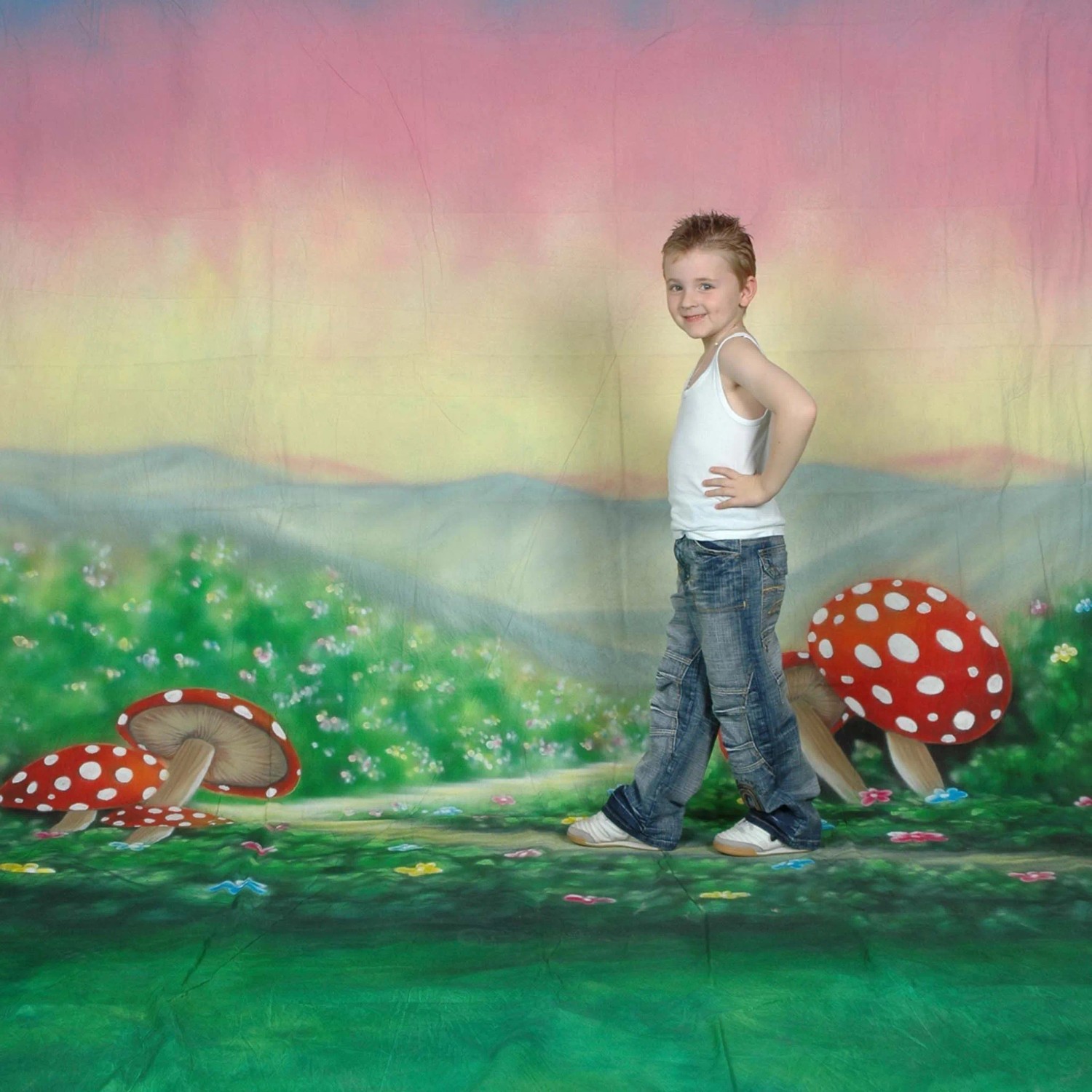 Walimex Pro Motiv-Stoffhintergrund 'Alice' 3X6M Fotohintergrund Video Kamera_3