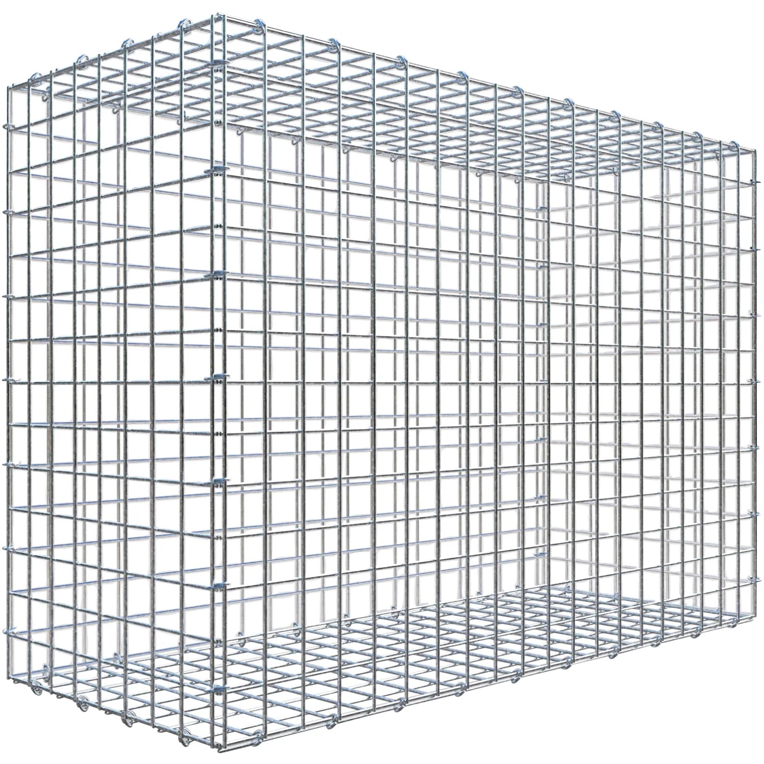 Gabiona C-Ring-Gabione 70 x 100 x 40 cm Maschenw 5 x 5 cm