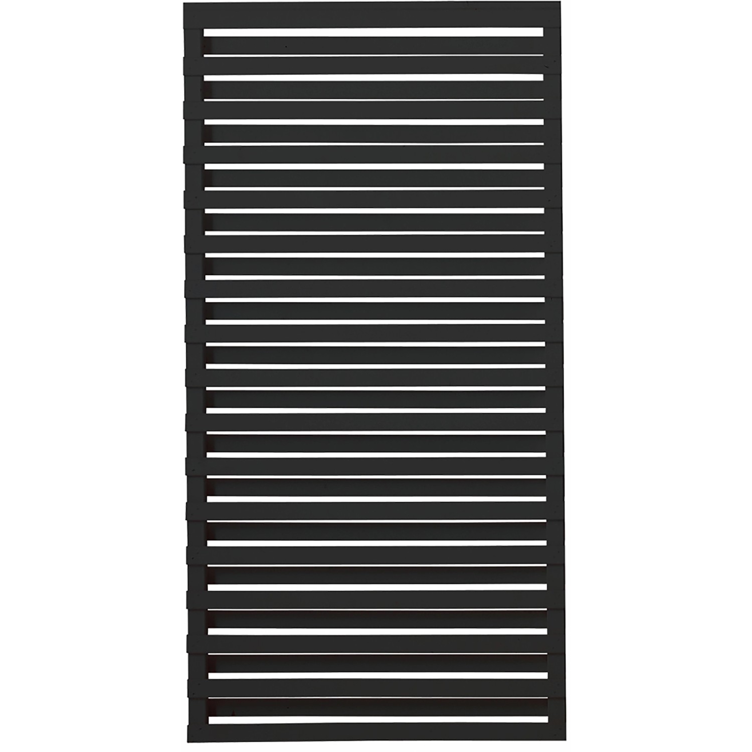 Sichtschutzzaun Osaka Nadelholz Schwarz 90 cm x 180 cm günstig online kaufen