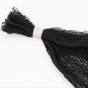 Schwarzes Aquagart Teichnetz (6x12m) als Laubschutz und Vogelschutznetz für den Gartenteich.