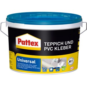 Eimer Pattex Teppich- und PVC-Kleber Universal, 4 kg, für Teppich- und PVC-Böden.