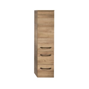Pelipal Quantum 05 Bad-Hängeschrank in Riviera Eiche, 30 cm breit mit zwei Schubladen.