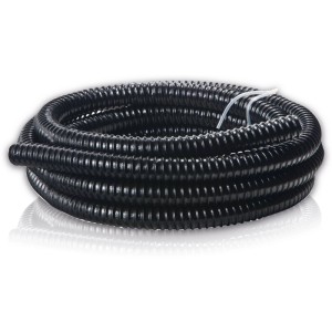 Heissner Teich-Spiralschlauch, Ø 25mm, 10m Länge, flexibler Gartenschlauch für Teichpumpen und Filteranlagen.