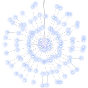 vidaXL Weihnachtsbeleuchtungen Feuerwerk 8 Stk 140 LEDs Kaltweiß 17cm 3190513