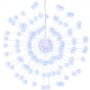 vidaXL Weihnachtsbeleuchtungen Feuerwerk 8 Stk 140 LEDs Kaltweiß 17cm 3190513