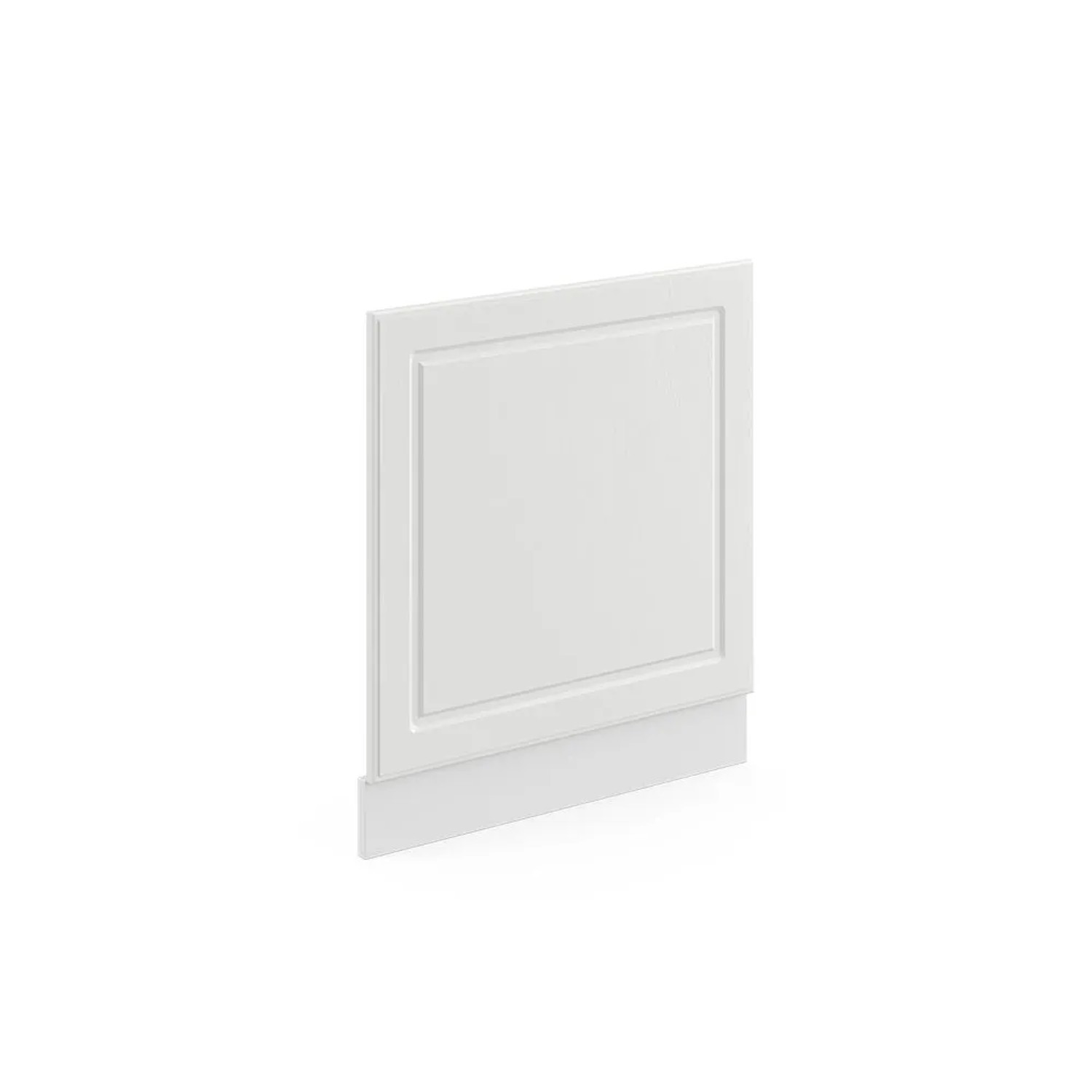 Vicco Frontblende R-Line Geschirrspüler Fronttür Weiß Landhaus Weiß 60 cm ohne Arbeitsplatte