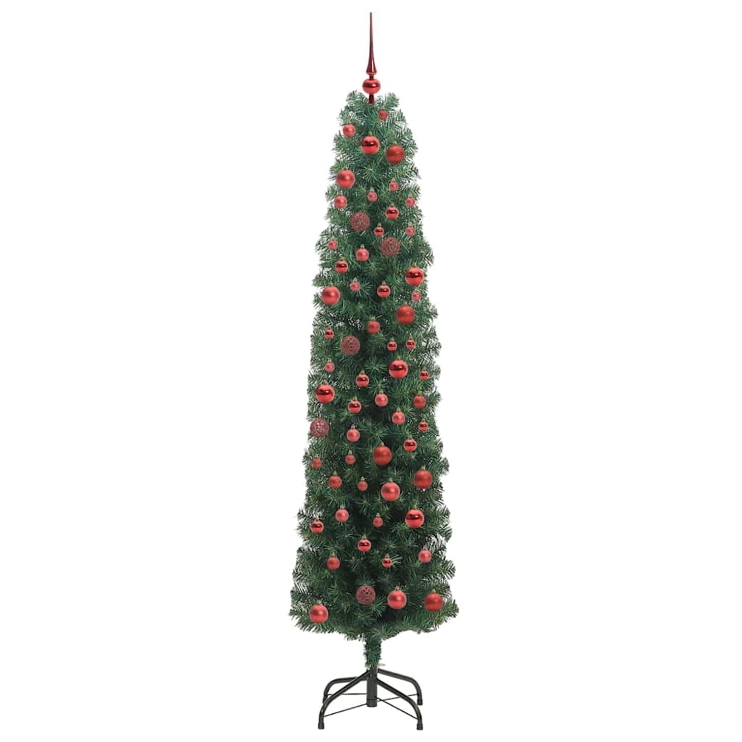 vidaXL Künstlicher Weihnachtsbaum mit 300 LEDs mit Ständer Grün 180 cm 3394943