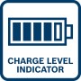 Symbol für Ladestandsanzeige des Bosch Professional Akku ProCore 18V.