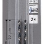 Bosch HSS-Spiralbohrer PointTeQ, 2,5mm, 2er-Pack. Metallbohrer mit selbstzentrierender Spitze.