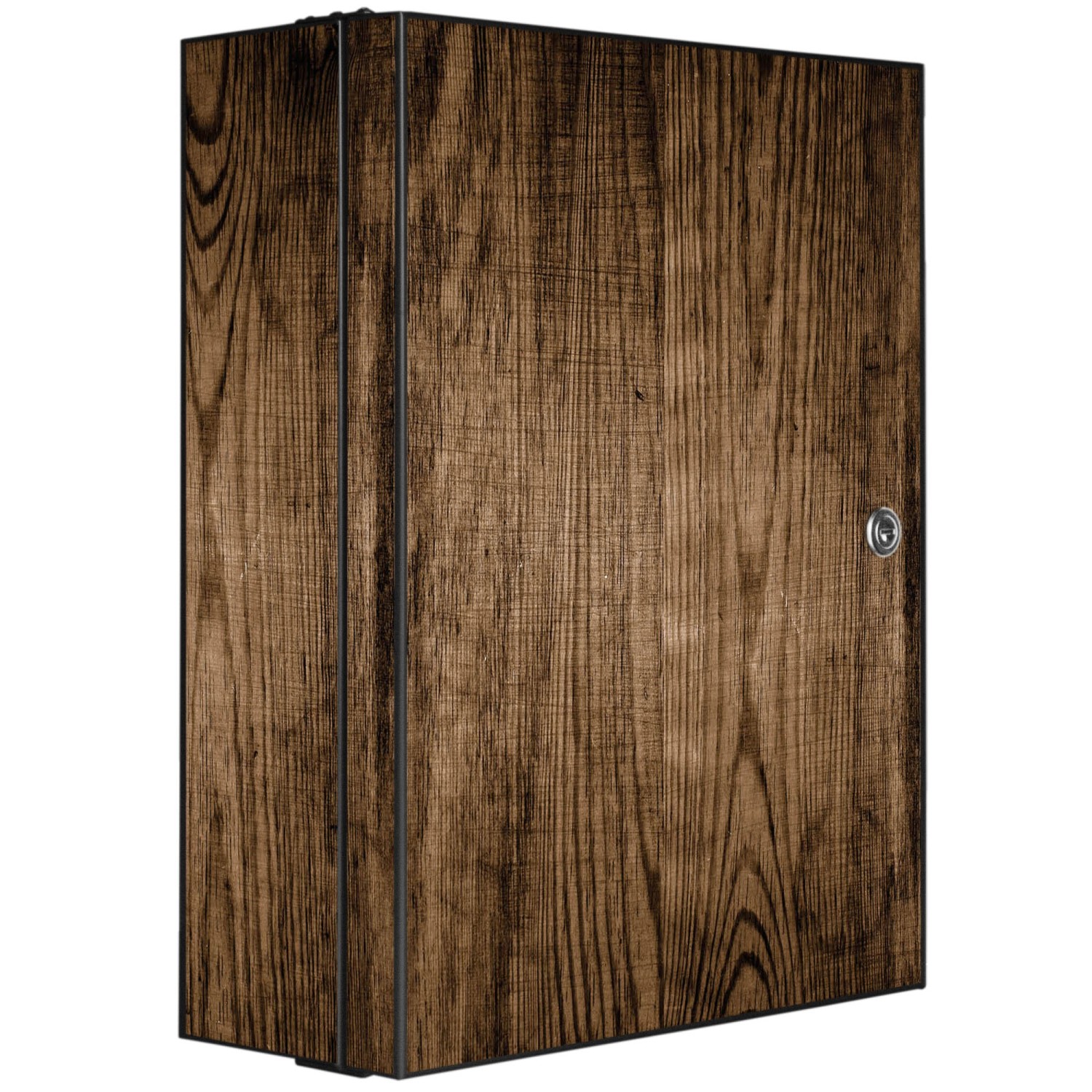 Banjado XXL Medizinschrank Abschliessbar 35x46x15cm Arzneischrank Anthrazit günstig online kaufen