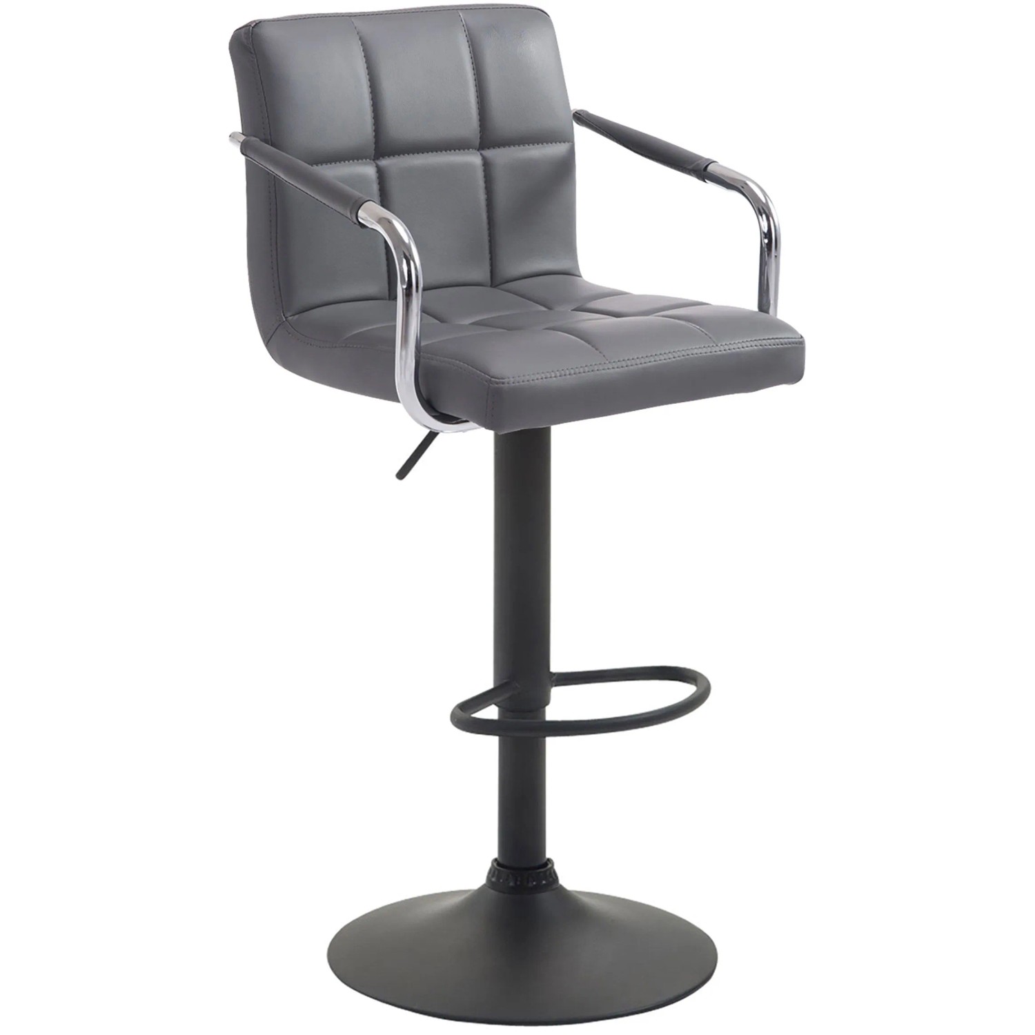 CLP Barhocker Lucy V2 Grau/Schwarz