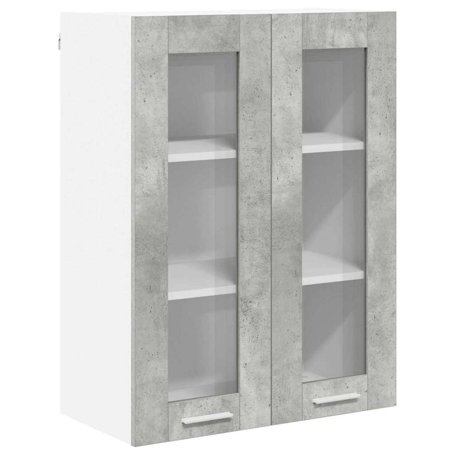 vidaXL Hängeschrank Riga Beton Grau 60 x 31 x 80 cm Holzwerkstoff 884317 günstig online kaufen