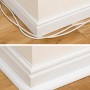 D-Line Kabelkanal-Set, 9-teilig, weiß, zur dezenten Kabelverlegung an der Wand.