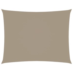 vidaXL Sonnensegel Oxford-Gewebe Rechteckig 2,5x3,5 m Taupe 135426