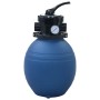 vidaXL Pool-Sandfilter mit 4-Wege-Ventil Blau 300 mm 92246