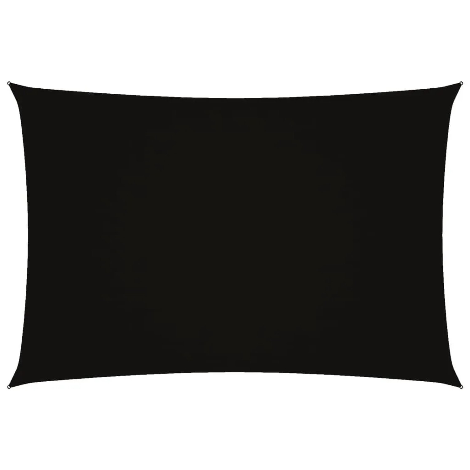 vidaXL Sonnensegel Oxford-Gewebe Rechteckig 2,5x4,5 m Schwarz 135758