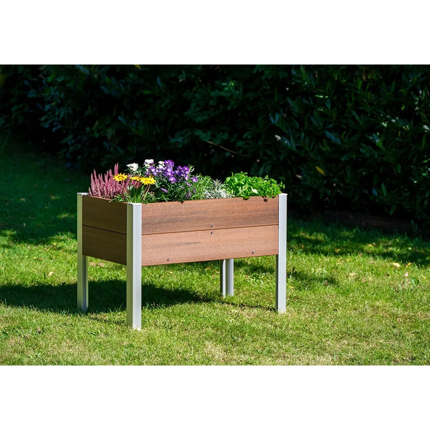 Dobar WPC Hochbeet 91 x 50 x 60 cm Teak kaufen bei OBI