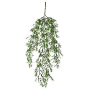 Hängende, grüne Kunstpflanze Springeria von Mica Decorations, 76 cm hoch.