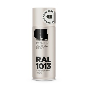 COSMOS LAC Acryllack Sprühdose in Vielen RAL Farbtönen  400ml Spraydose Perfekt für DIY Upcycling  RAL 1013 Austerweiß