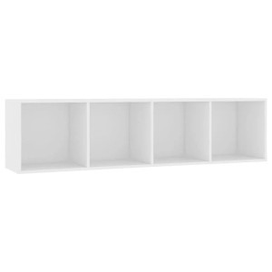 vidaXL Bücherregal/TV-Schrank Weiß 143×30×36 cm 800261
