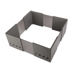 SOTECH 1x Organisationsrahmen CuisioFlex 129 mm Höhe Stufenlos Verstellbar von 236 - 386 mm inkl. Anti-Rutsch-Füße