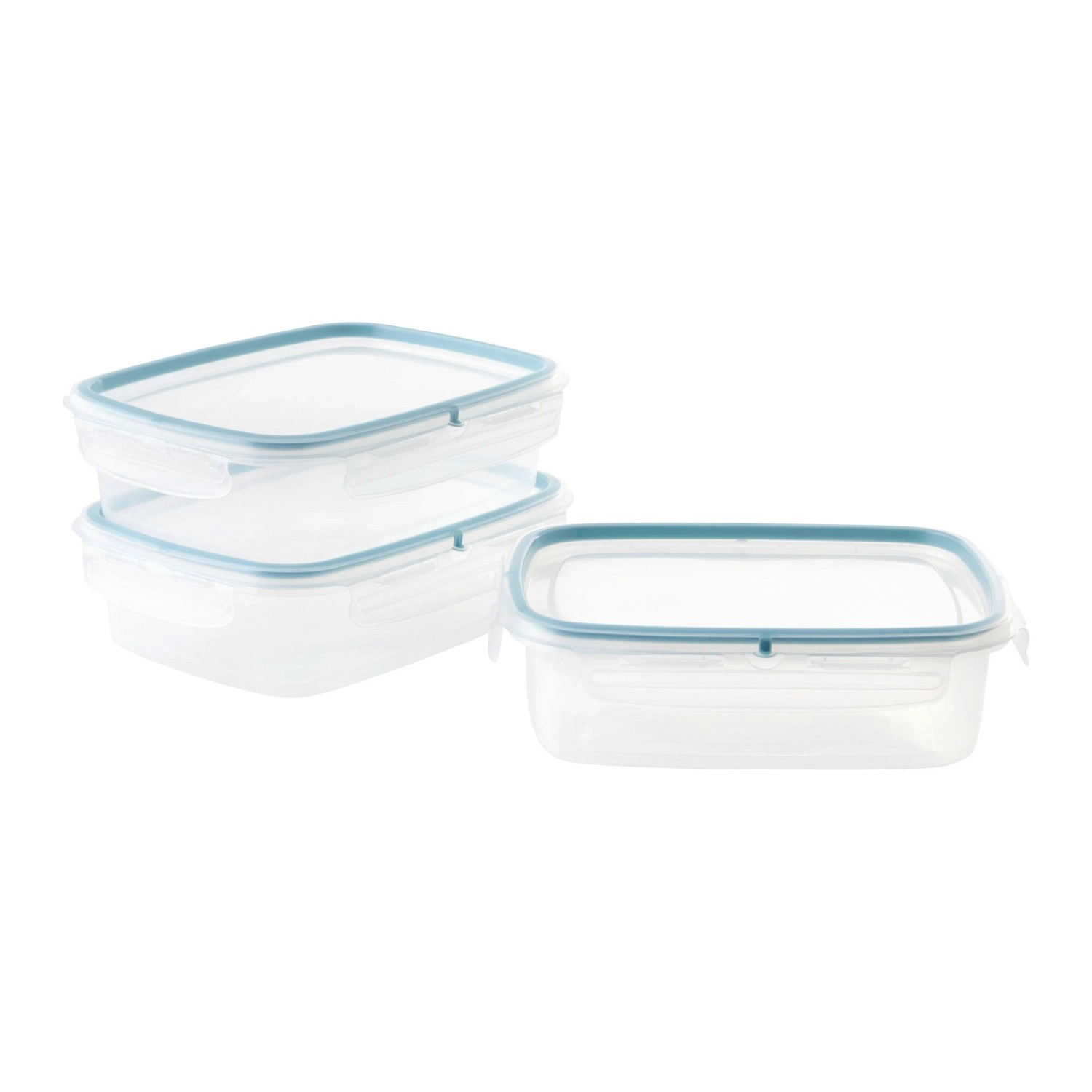 Mömax Frischhaltedosenset Diego 1,8L Pastelblau 3-teilig