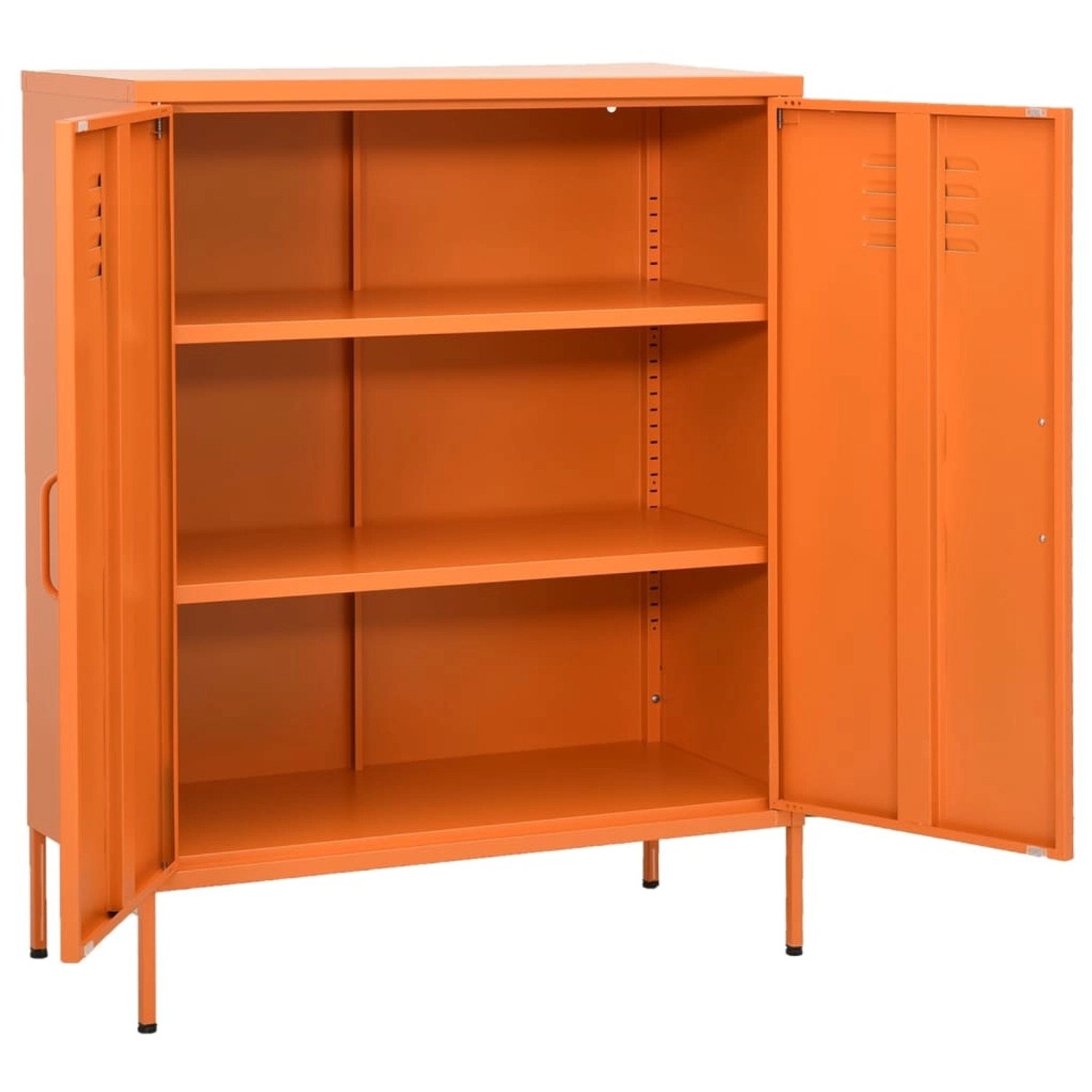 vidaXL Aktenschrank Lagerschrank Orange 80x35x101,5 cm Stahl günstig online kaufen