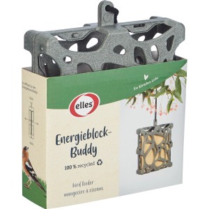 Elles Futterstation Energieblock-Buddy, wiederverwendbar und dekorativ. Wildvogelfutter für Energieblöcke.
